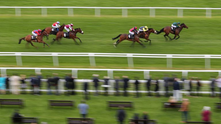 Action from Newbury