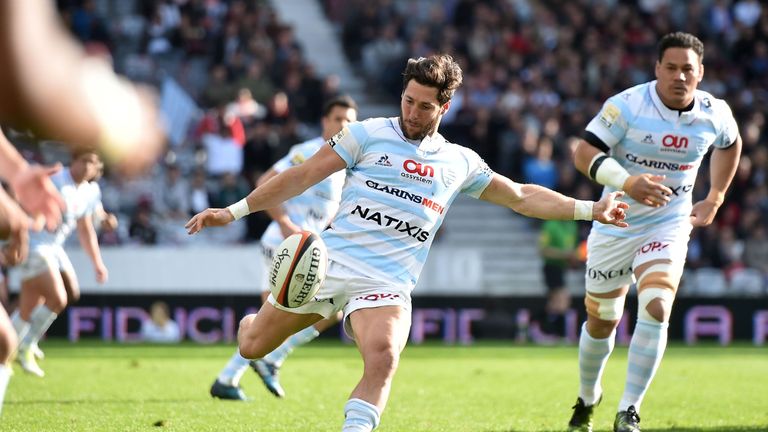Racing's captain Maxime Machenaud has consistently proved a danger man
