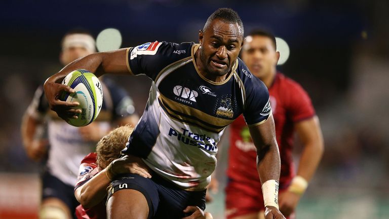 Tevita Kuridrani helped Brumbies secure victory over the Reds in Canberra