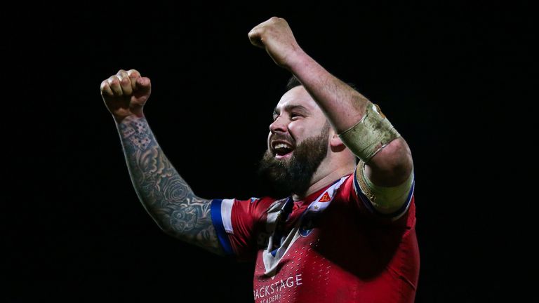 Craig Huby celebrates another victory as Wakefield's form continues