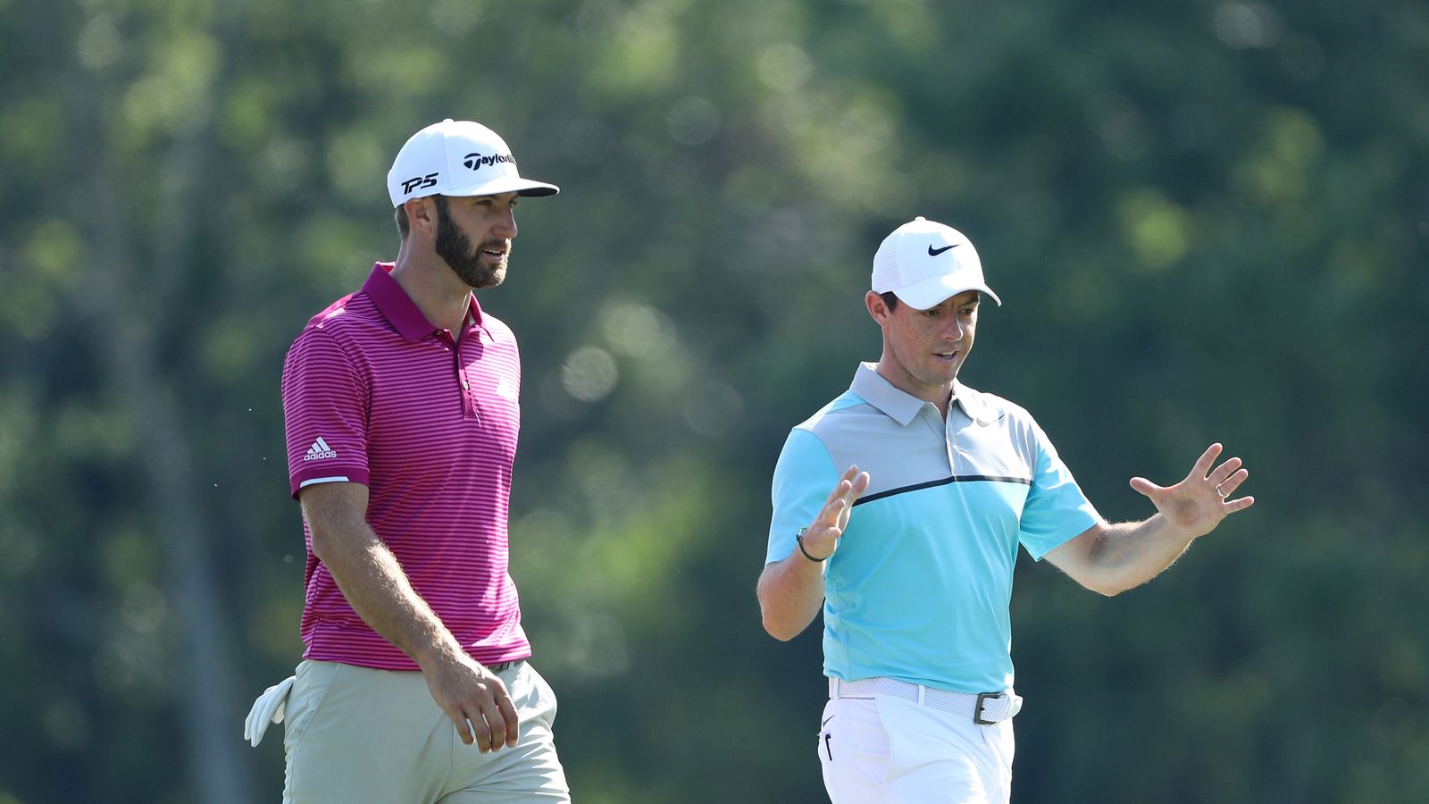 The Open tee times Rory McIlroy grouped with Dustin Johnson Golf