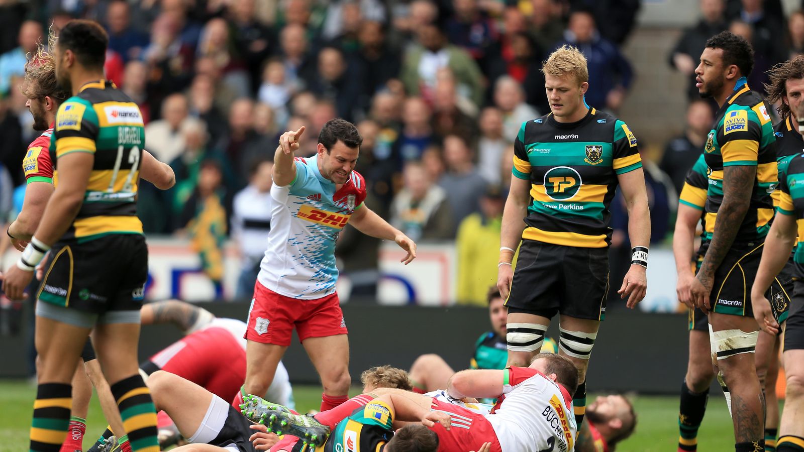 Northampton 22 20 Harlequins Match Report & Highlights