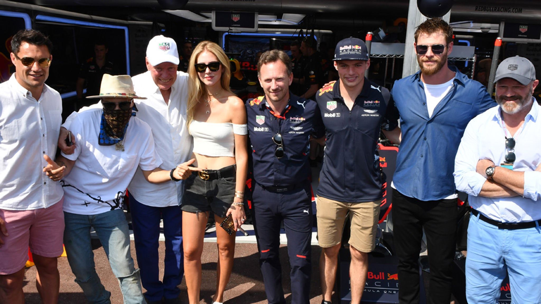 Celebs at monaco grand prix 2017