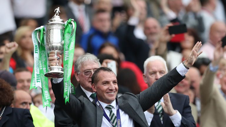 Rodgers left Celtic on course to achieve a historic 'treble-treble'