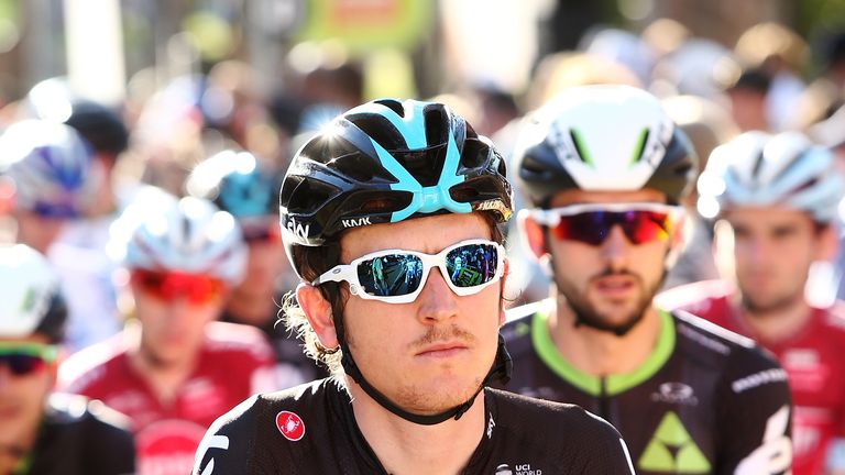 Geraint Thomas has pulled out from the Giro d'Italia after being involved in two crashes on Sunday
