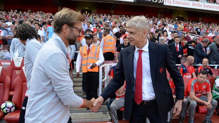 Jurgen Klopp says Arsene Wenger is a big manager in the history of football