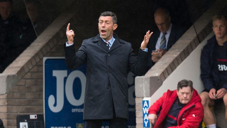 Pedro Caixinha's side suffered a behind-closed-doors defeat to St Johnstone