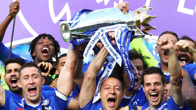 Terry finished his final Chelsea season as a Premier League winner