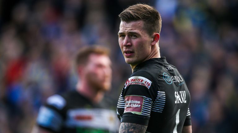 Hull full-back Jamie Shaul scored a length-of-the-field effort after the break