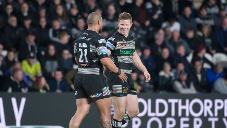 Steve Michaels bagged a hat-trick against Catalans