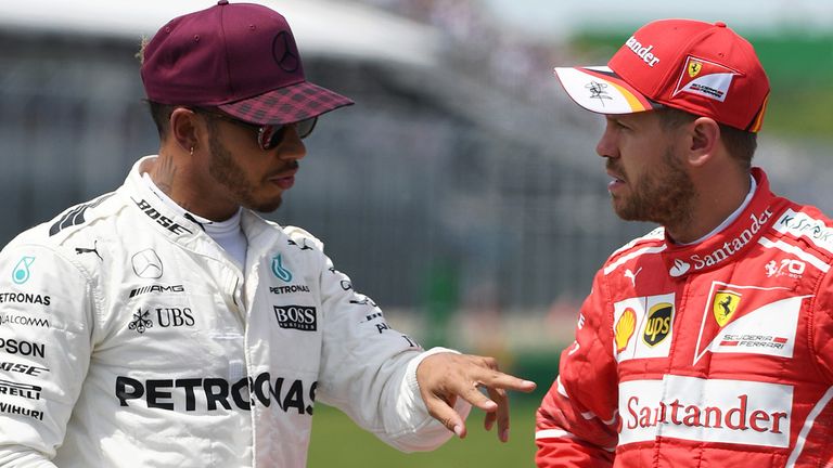 Картинки по запросу Vettel Hamilton Baku Sky Sports
