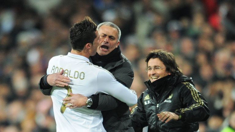 Mourinho has described Ronaldo as 'a goalscoring machine' following his achievements at Real Madrid