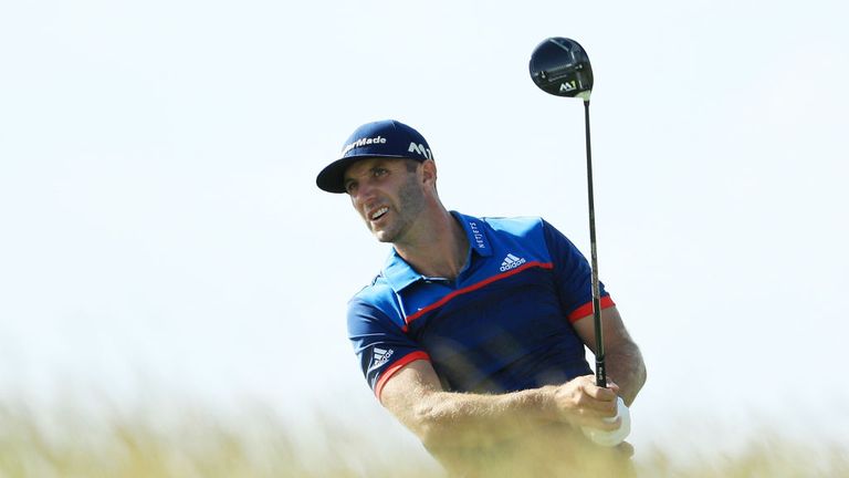 Dustin Johnson missed the cut at the US Open 