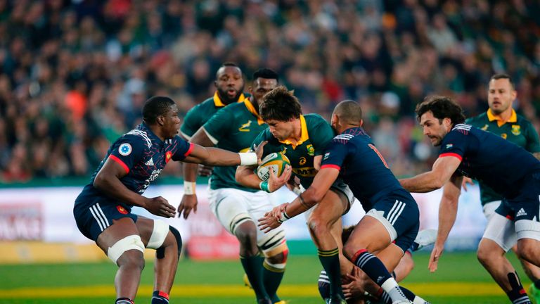 The victory was the first ever Boks victory over France at Ellis Park 
