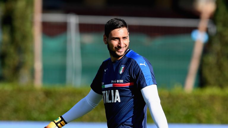 Donnarumma is at the U21 European Championship with Italy