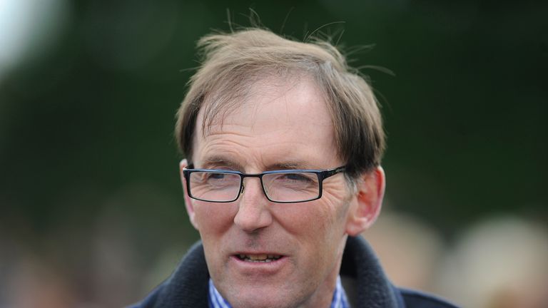 James Fanshawe poses at Kempton Park