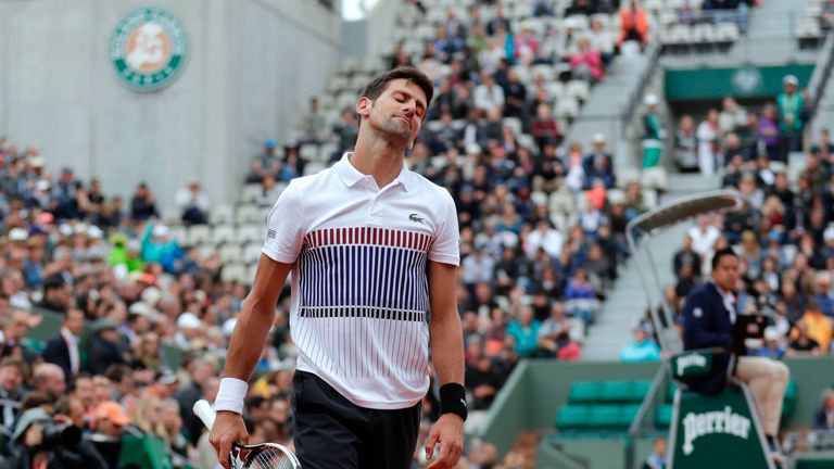 Novak Djokovic crashed out of the French Open as his disappointing season continued