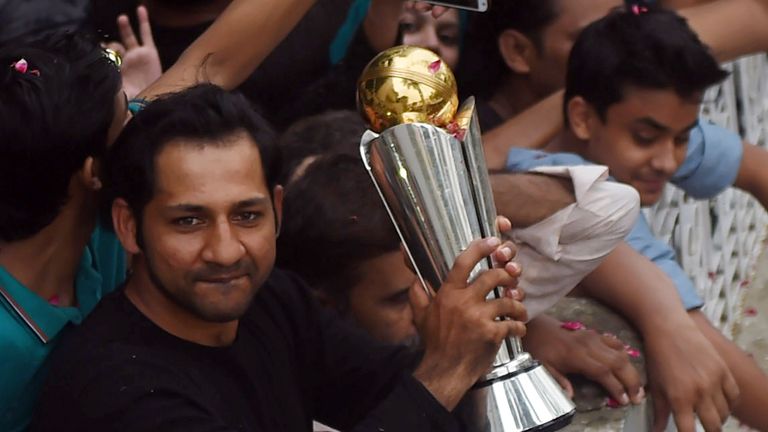Sarfraz Ahmed captained Pakistan to the Champions Trophy title in 2017