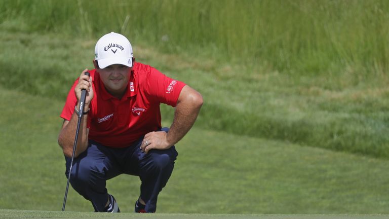Patrick Reed is three strokes off the pace