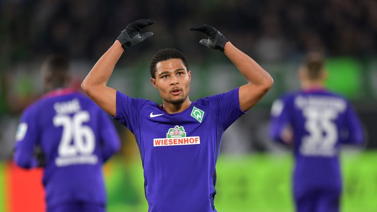 Serge Gnabry is leaving Werder Bremen after one season at the club