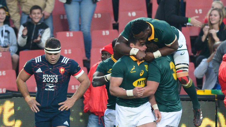 Tries from Jesse Kriel, Eben Etzebeth, Malcolm Marx and Rudy Paige secured a first ever series whitewash over France for the Boks