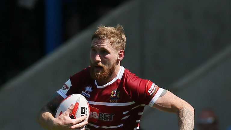 Sam Tomkins' try clinched victory for the Warriors