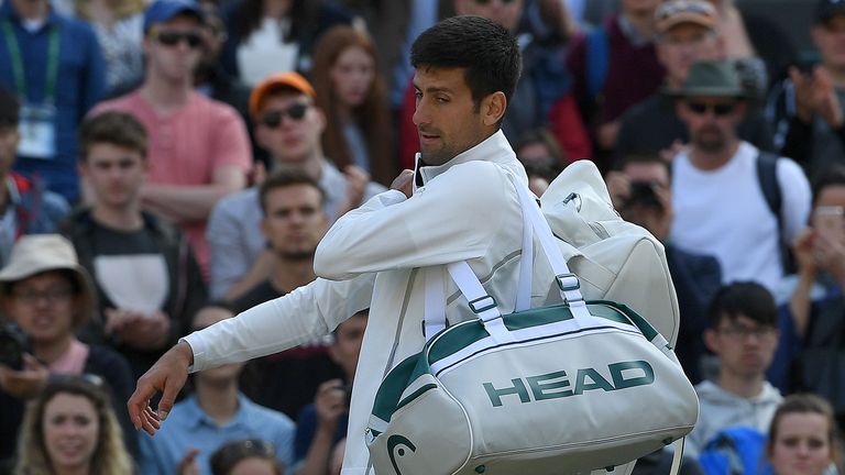 Djokovic đã không còn hoạt động kể từ khi nghỉ hưu từ trận tứ kết tại Wimbledon