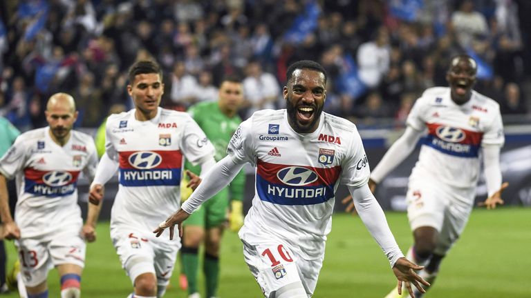 Lacazette scored 28 league goals last season