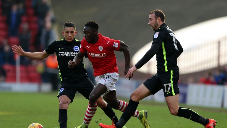 Huddersfield and Barnsley had agreed a fee for Andy Yiadom