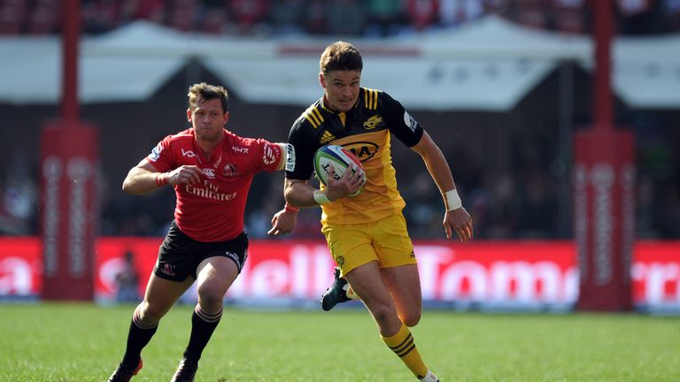 Beauden Barrett was the architect of the second try for Wes Goosen, but was crucially yellow carded in the second half