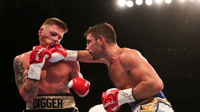 Frank Buglioni successfully defended his British title after overcoming game challenger Ricky Summers