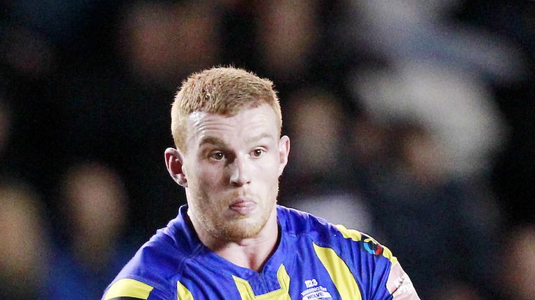 Jack Hughes on the charge for Warrington