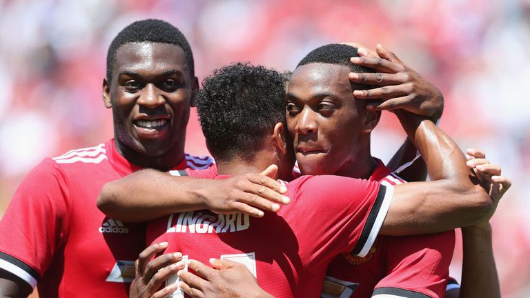 Anthony Martial provided a brilliant assist for Jesse Lingard's goal