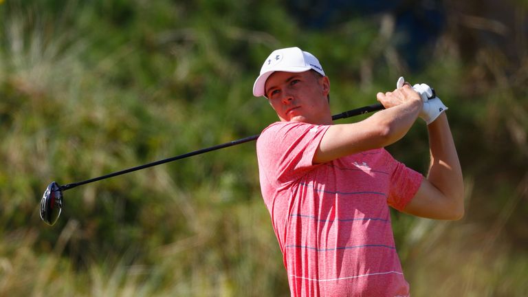 Jordan Spieth's flawless 65 took him three clear of Matt Kuchar