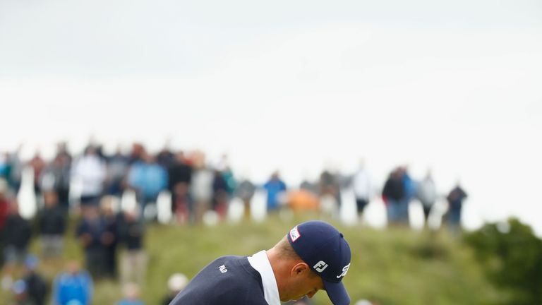 Thomas posted two birdies on the front nine at Royal Birkdale