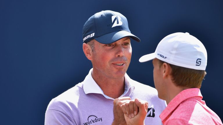 Matt Kuchar will play with Spieth once again in Sunday's final round 