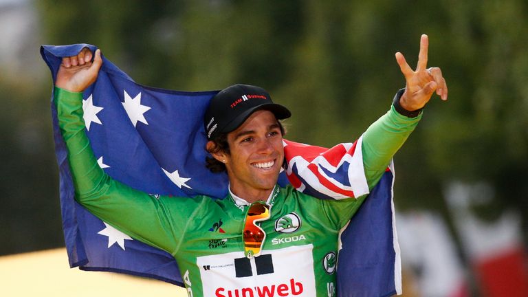 Michael Matthews won the green jersey