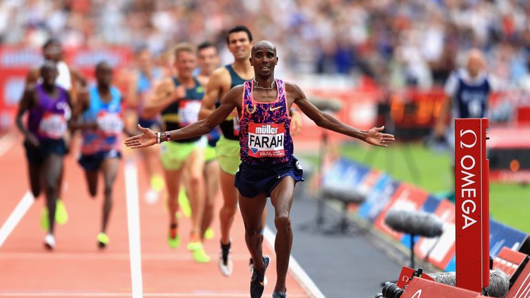 Farah aims to focus on the marathon in the future