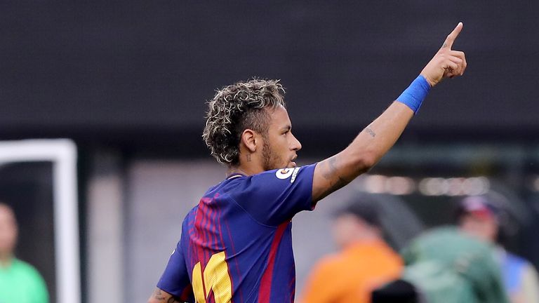 Neymar was on target against Juventus over the weekend