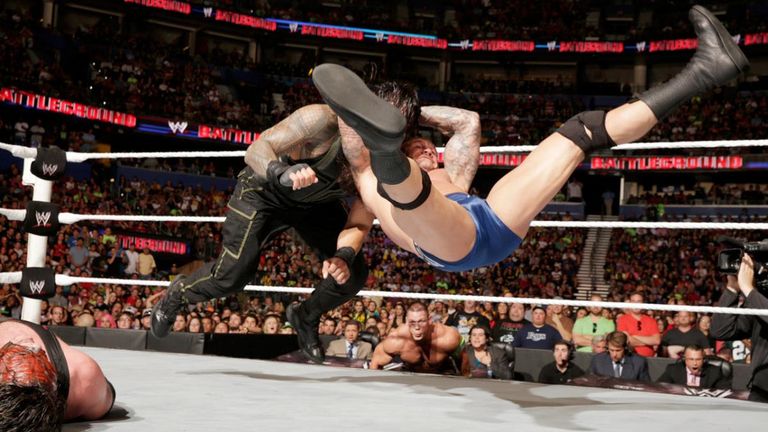 Randy Orton was unsuccessful at Battleground 2014 despite hitting Roman Reigns with an RKO during the Fatal 4-way for the WWE Championship