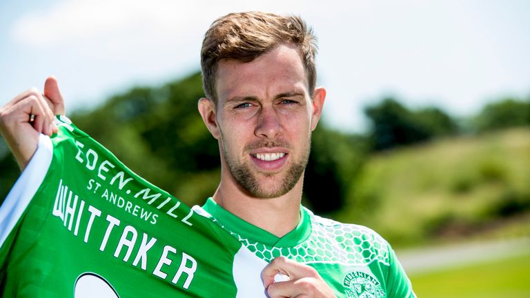Steven Whittaker has signed a three-year deal with Hibs after leaving Norwich City