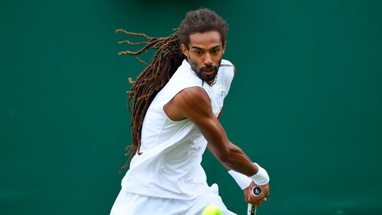 Dustin Brown is next up for the world No 1 at Wimbledon