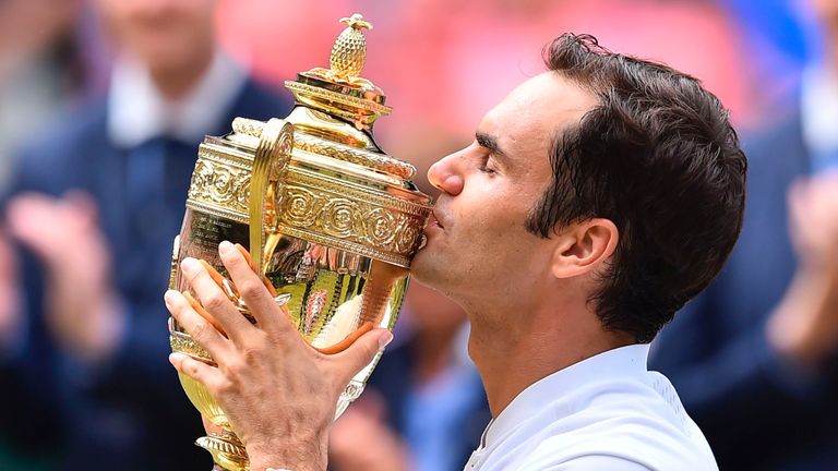 Roger Federer Wins Wimbledon For Record Eighth Time!    Tennis News - roger federer beat marin cilic to claim his record eighth wimbledon title