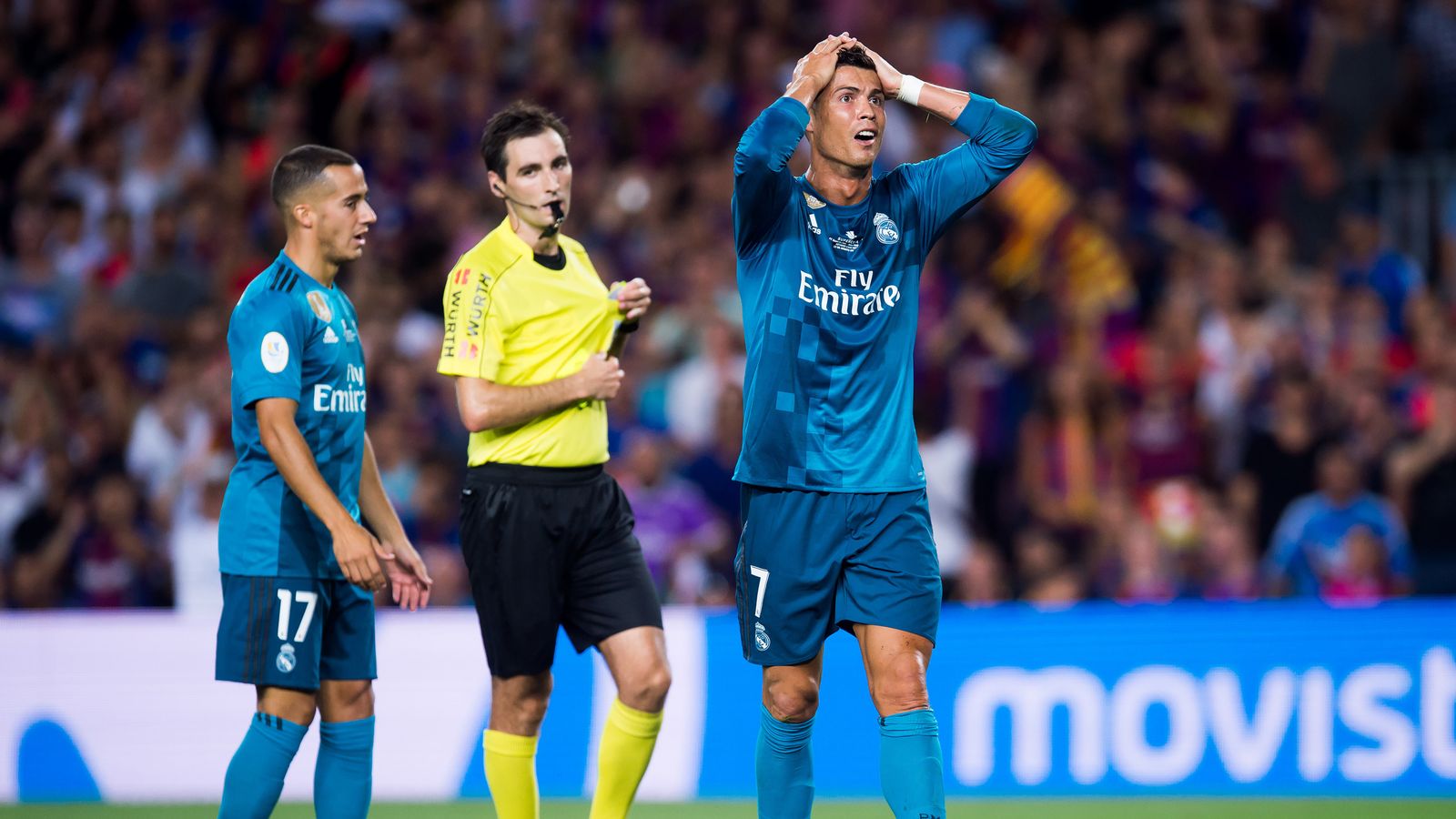 Cristiano Ronaldo handed five-match ban for red card ...