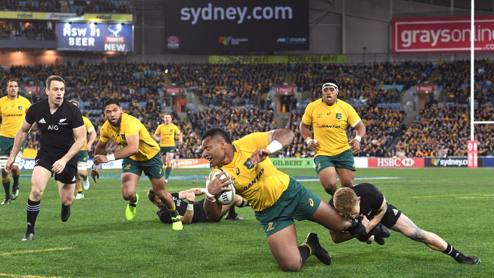 Australia Drop Samu Kerevi For New Zealand Return In Dunedin | Rugby ...