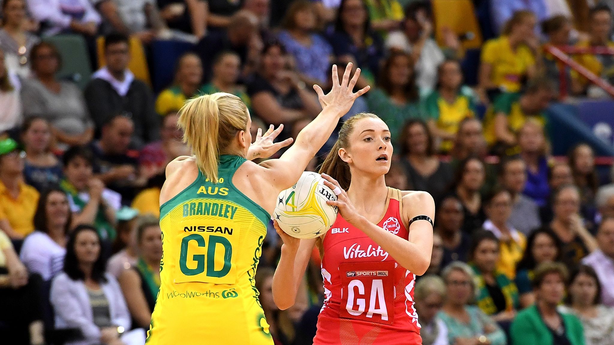 Australia Vs England Netball Brisbane Jody Stevenson Kabar 9314