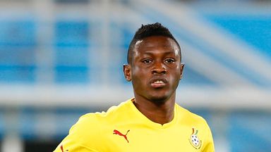 Image of Abdul Majeed Waris pictured on international duty with Ghana