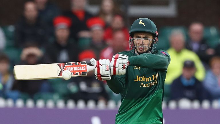 Alex Hales could feature for Notts Outlaws in the first Vitality Blast game to be shown live on Sky