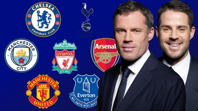 Jamie Carragher and Jamie Redknapp on the top seven Premier League clubs
