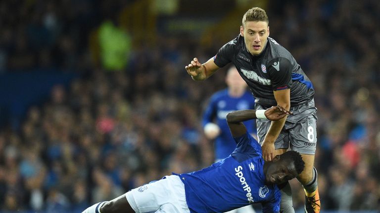 Vlasic featured for Hajduk Split against Everton in their Europa League qualifier earlier this month